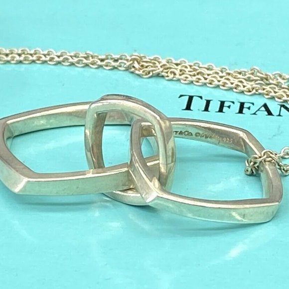 MINT CONDITION!!  Tiffany & Co. Frank Gehry Interlocking Torque Necklace - Picture 3 of 6